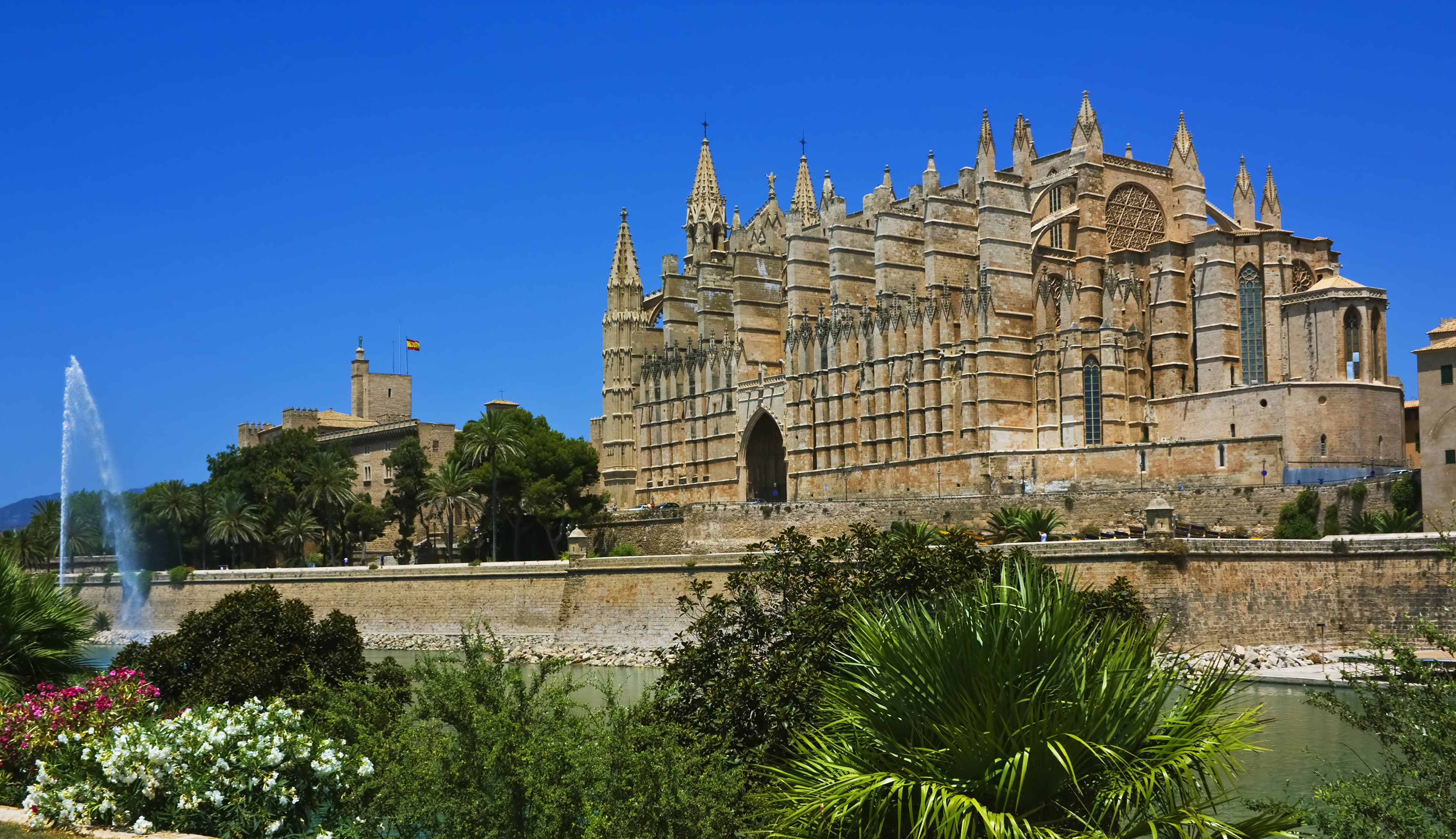Die Kathedrale von Palma de Mallorca.